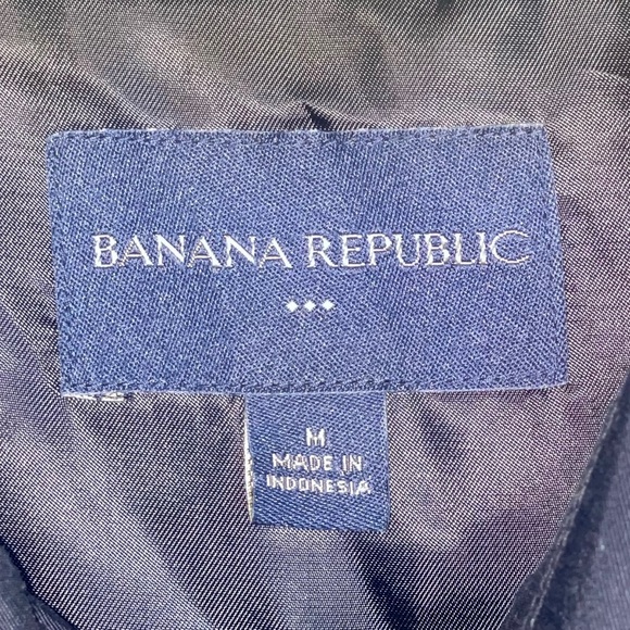 Banana Republic double breasted short trench style jacket.size medium GUC - Picture 13 of 13
